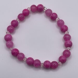 XL bead bracelet - Pink color