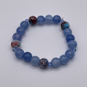 XS bead bracelet -  Mixed blue color